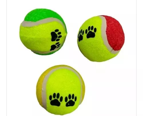 Juguete Tipo Pelota Microfibra Tenis Para Perro