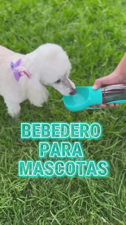 Bebedero Portatil Multifunciónal 3 En 1 para mascotas